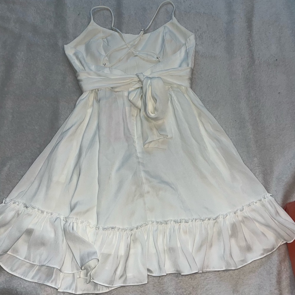 White Spaghetti Strapped dress